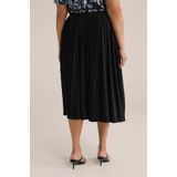WE Fashion Dames Midi-plissérok - Curve