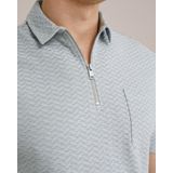 WE Fashion Shirt  duifblauw / lichtgrijs