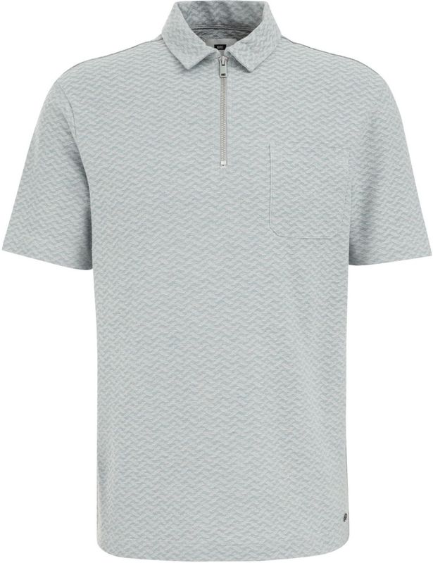 WE Fashion Shirt  duifblauw / lichtgrijs