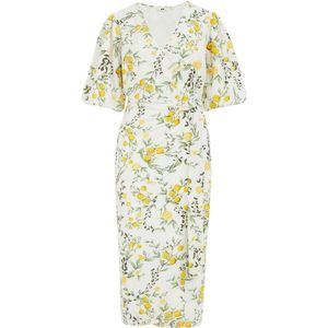 Jerseyjurken - Bloemenprint - Viscose - Gedrapeerd - Wikkel Design