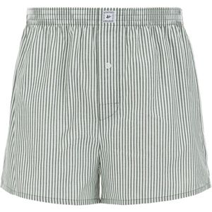 WE Fashion wijde boxershort groen/wit