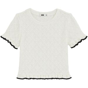 WE Fashion Trui  zwart / wit