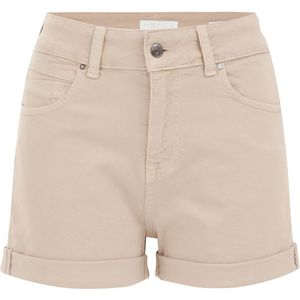 Blue Ridge - Dames High Rise Denim Short - Beige - Katoen