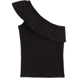 WE Fashion - Meisjes Top - Mouwloos - Stretchkatoen - Ruches