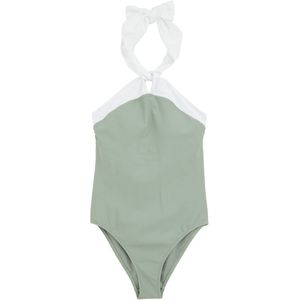 WE Fashion - Halterbadpak - Lichtgroen - Dames