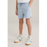 WE Fashion - Korte Broek - Lichtblauw - Katoen