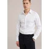 WE Fundamentals zakelijk overhemd met textuur wit