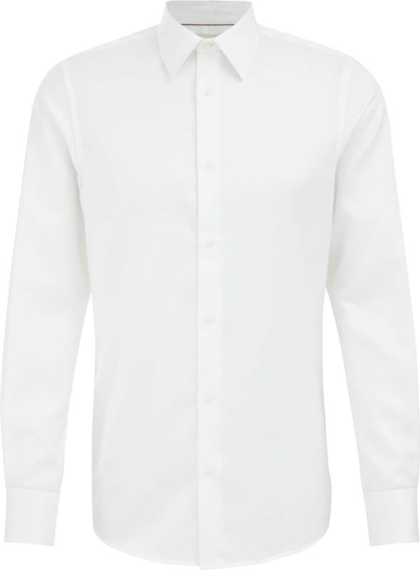 WE Fundamentals zakelijk overhemd met textuur wit