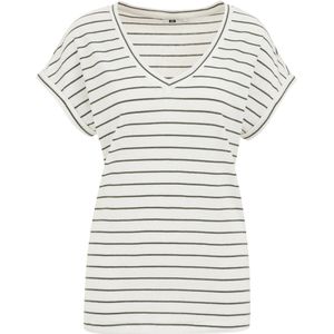 WE Fashion - T-shirt - Katoen - Zwart