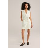 WE Fashion - Playsuit - Ecru - Linnenmix - Regular Fit