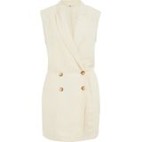 WE Fashion - Playsuit - Ecru - Linnenmix - Regular Fit