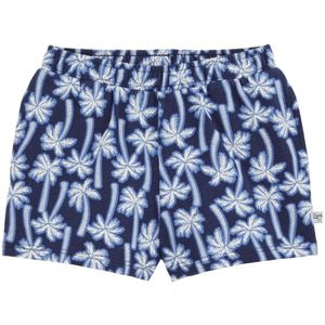 WE Fashion Broek  blauw / donkerblauw / wit