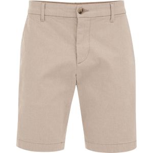 WE Fashion - Korte Broek - Beige - Katoen - Regular Fit