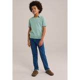 WE Fashion - Jeans - Medium Blauw - Regular Fit - 5-Pocket Stijl