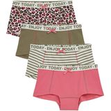 WE Fashion - Meisjes Slip - Multipack - Stretchkatoen - Comfortabel