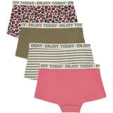 WE Fashion - Hipsters - Set van 4 - Groen/Roze