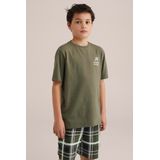 WE Fashion - Jongens Pyjama - Multicolor - 100% Katoen - Regular Fit