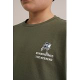 WE Fashion - Jongens Pyjama - Multicolor - 100% Katoen - Regular Fit