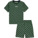 Pyjama - Korte Mouwen - Ronde Hals - Print - Elastische Taille