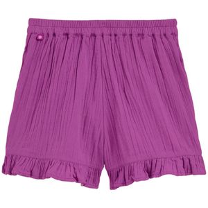 WE Fashion - Casual Short - Paars - 100% Katoen