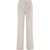 WE Fashion - Damesbroek - Zandkleur - Polyester - Losse Pasvorm