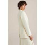 WE Fashion - Getailleerde Blazer - Ecru
