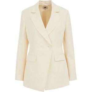 WE Fashion - THE ELEGANT BLAZER - Blazer - Kleur - Linnenmix
