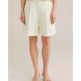 WE Studio - THE ELEGANT SHORTS - Dames Short - Ecru - Regular Fit - Tencel