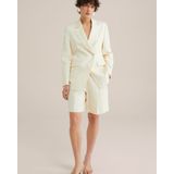 WE Studio - THE ELEGANT SHORTS - Dames Short - Ecru - Regular Fit - Tencel