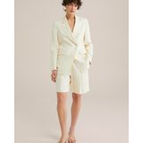 WE Studio - THE ELEGANT SHORTS - Dames Short - Ecru - Regular Fit - Tencel