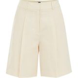 WE Studio - THE ELEGANT SHORTS - Dames Short - Ecru - Regular Fit - Tencel