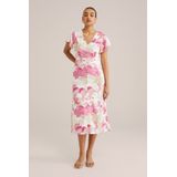 WE Fashion - Midi Jurk - Met Print - Dames