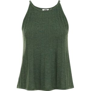 WE Fashion Gebreide top  donkergroen