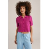 Gehaakt Vest - Korte Mouwen - Luchtige Stof - Zomer