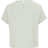 WE Fashion - Dames Top - Mintgroen - Viscose - Regular Fit - Plus Size Maat: 46