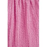 WE Fashion - Meisjes Crop Top - Lichtroze - Structuur - Regular Fit