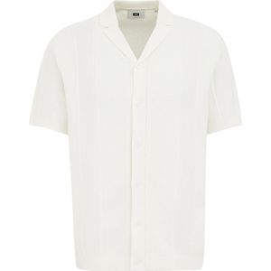 WE Fashion - Heren Overhemd - Gebroken Wit - Katoen - Regular Fit