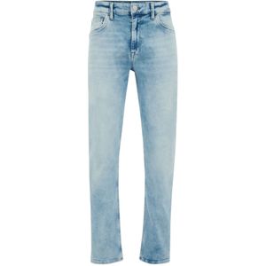 WE Fashion - Jeans - Lichtblauw - 5-pocket-style - Regular Pasvorm