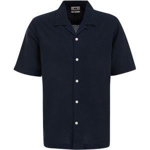 WE Fashion - Regular Fit Overhemd - Korte Mouwen - Structuur