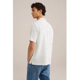 WE Fashion Overhemd  zwart / offwhite