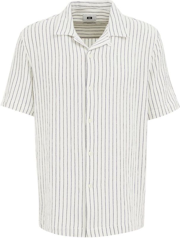 WE Fashion Overhemd  zwart / offwhite