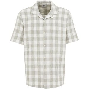 WE Fashion - Heren Overshirt - Groen - Katoen - Regular Fit