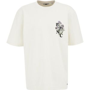 WE Fashion Heren Heavyweight loose fit T-shirt