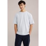 WE Fashion - Loose fit T-shirt - IJsblauw