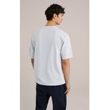 WE Fashion - Loose fit T-shirt - IJsblauw
