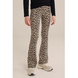 WE Fashion - Flared Broek - Lichtbruin