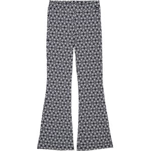 WE Fashion - Flared Broek - Donkerblauw - Viscose en Elastaan