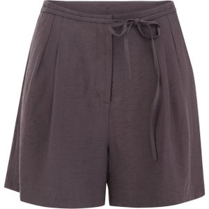 Korte Broeken - Wit - Regular Fit - Strikceintuur - Plooidetails