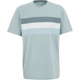 WE Fashion - Heren T-shirt - Mintgroen - Katoen - Regular fit
