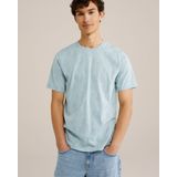 WE Fashion - T-shirt - Mintgroen - Katoen